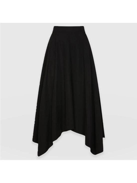 Saint + Sofia Dresses & Skirts - Saint and Sofia Black  Asymmetric Hem Women's Skirt